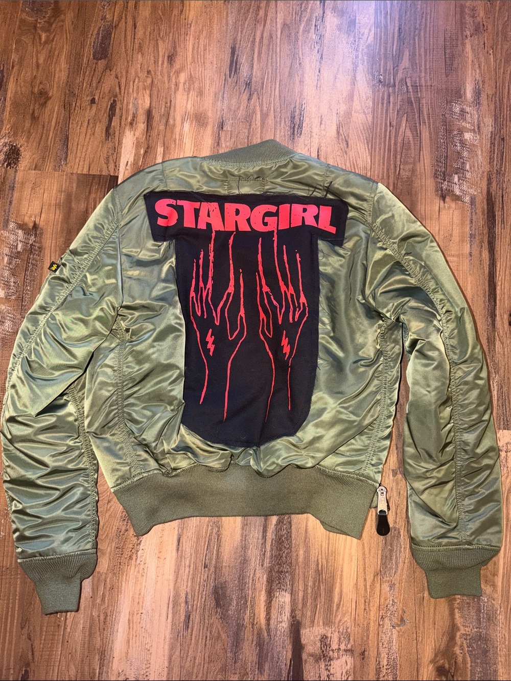 The Weeknd Stargirl Green Bomber Jacket